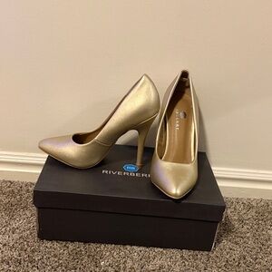 Metallic Gold Stilettos